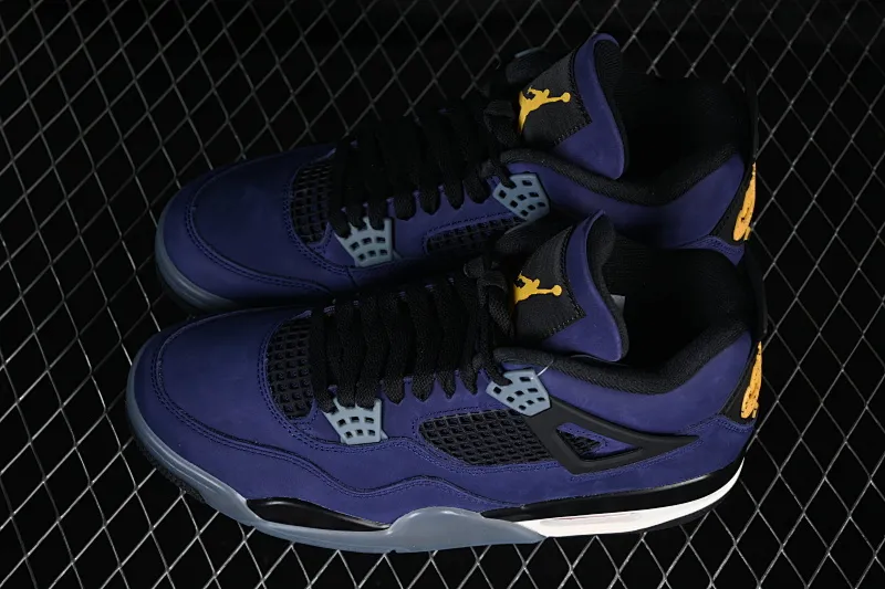 All categories Air Jordan Jordan series basketball shoes Air Jordan 4 GX foreign trade version Air Jordan 4 Retro "Lakers" AJ4 Joe 4 Lakers Purple Gold FV5029-500
